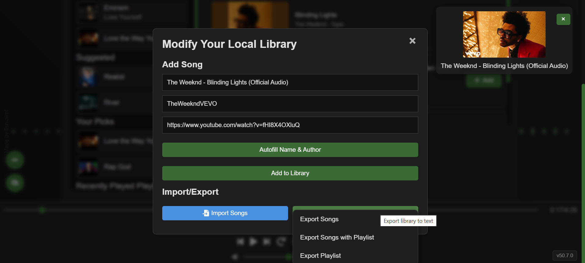 Export